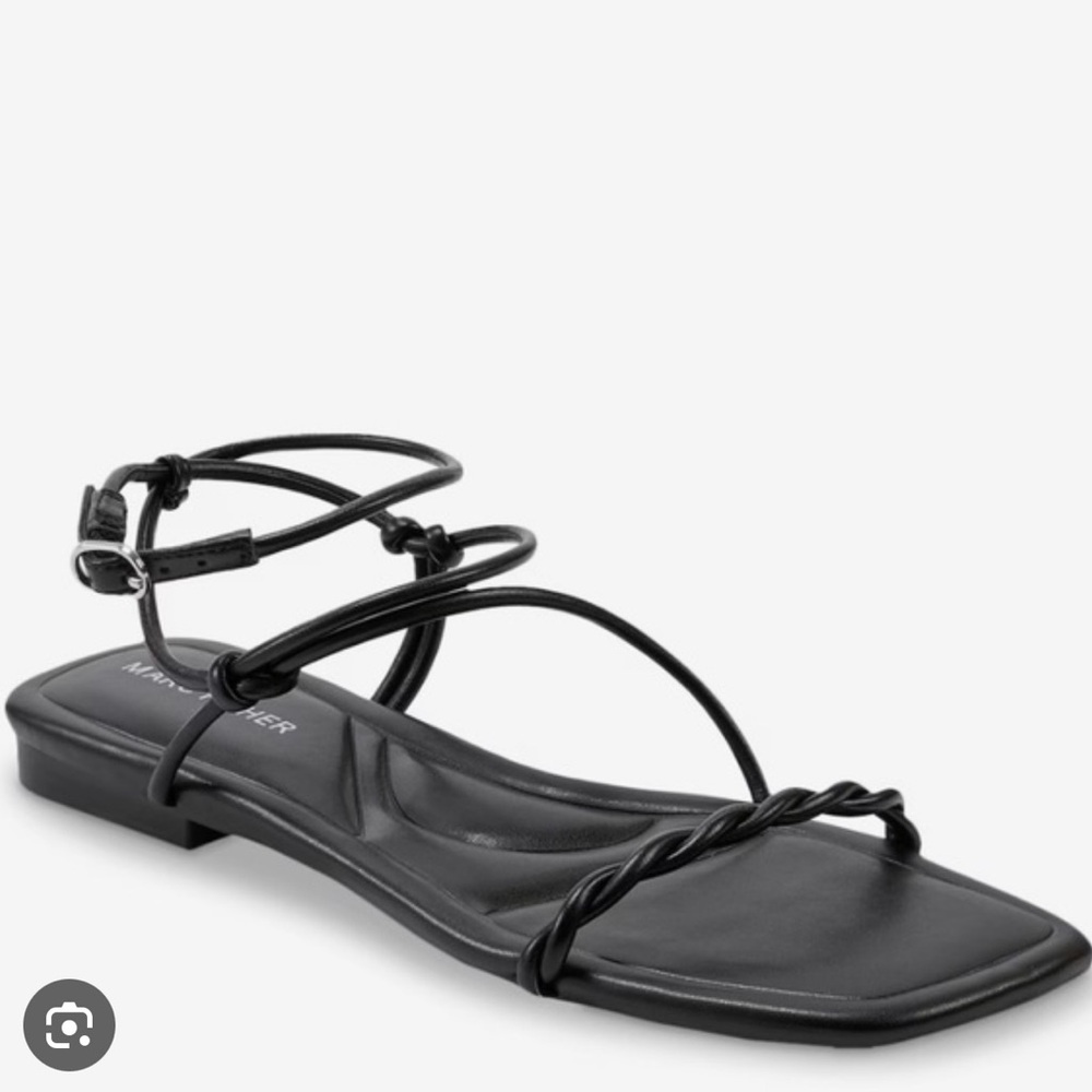 Marc Fisher Leuth Black Strappy Sandals